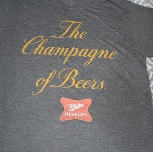 Miller Highlife beer shirt